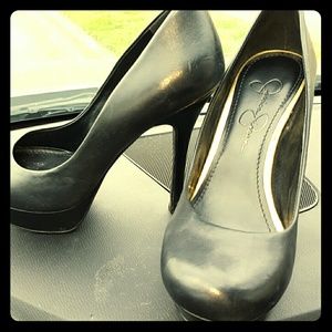 Jessica Simpson black heels