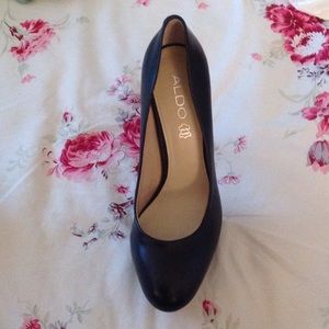 ALDO Genuine Leather Platform Pump