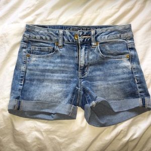 AEO Super Stretch Denim Shorts