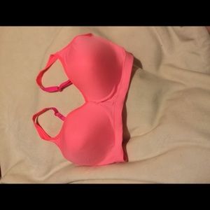 Fruit of the loom neon pink bra