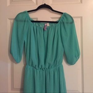 Turquoise dress
