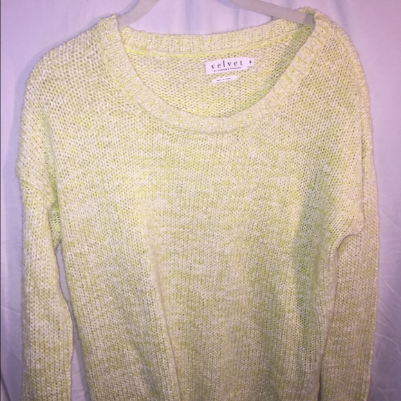 Velvet sweater size small