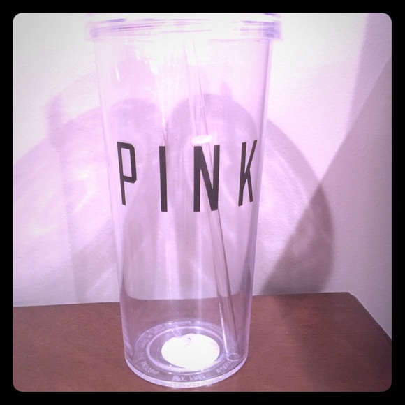 Pink brand tumbler