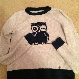 Abercrombie kids owl sweater
