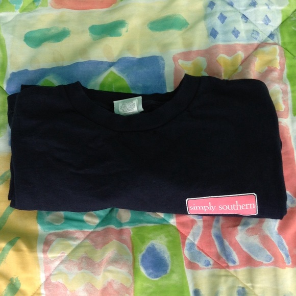 Simply Southern Navy Blue Long Sleeve