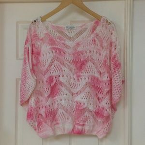 Crochet Pullover With Detail Design