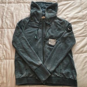NEW!! Roxy Zip Hoodie : Size Small, light blue