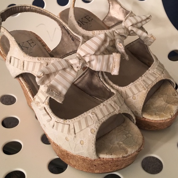 Bke cork wedge sandals