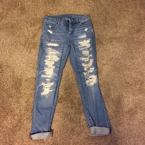 Blank NYC distressed denim.