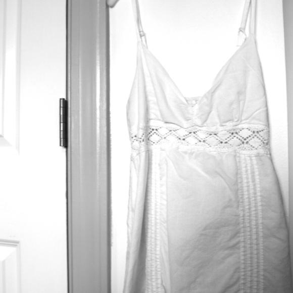 White Flowy Hollister Tank Top