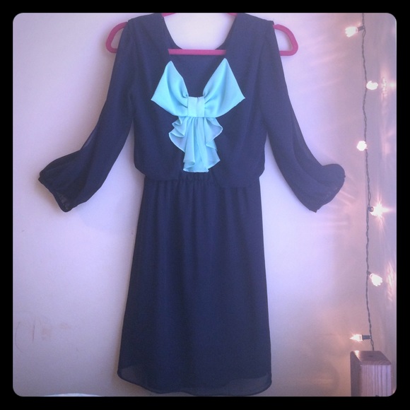 Casual Sunday Dress (NAVY BLUE)