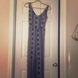 Black and beige jumpsuit