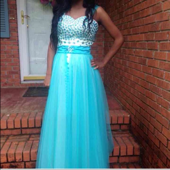 Two Piece Prom Dress - Picture 1 of 3