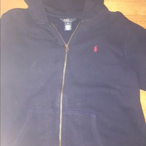 Boys Ralph Lauren zipper hoodie