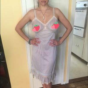 Sheer vintage sexy slip