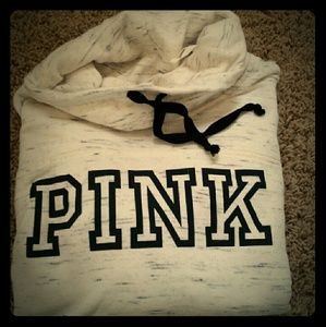 PINK cowl neck pullover