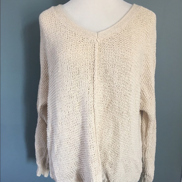 Free People Open Knit Sweater