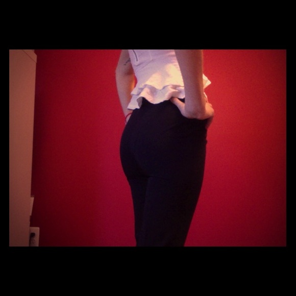 High-waisted, professional black work pants!