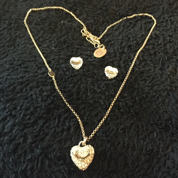 Juicy Couture Necklace and earrings