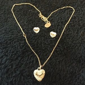 Juicy Couture Necklace and earrings