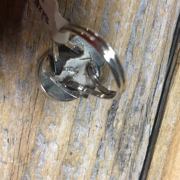 Hematite Sterling Silver Ring (R369) - Picture 3 of 4