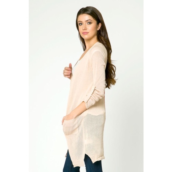 [Mo : vint]linen cardigan - Picture 2 of 4