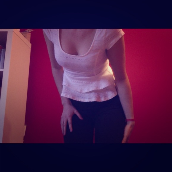 Urban Outfitters White Flirty Shirt