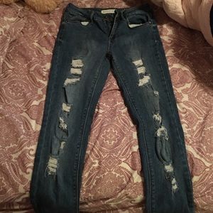 High wasted jeans