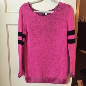 H&M hot pink sweater