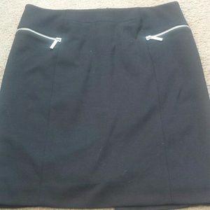 Black Micheal Kors Pencil Skirt