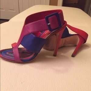 Sergio Rossi multi colored heels, size 38