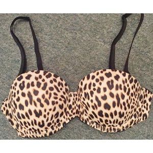 PINK Multi-way Push Up Cheetah Bra!