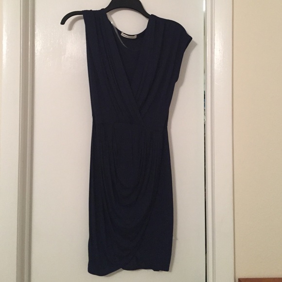 Color Me Red navy mini dress