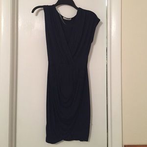 Color Me Red navy mini dress