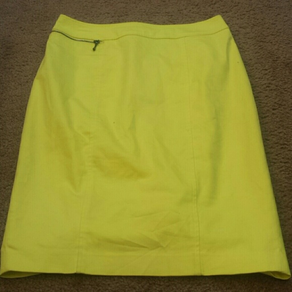 Yellow MOSIMO Pencil Skirt