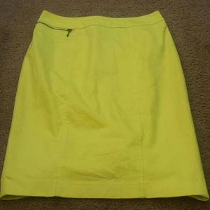 Yellow MOSIMO Pencil Skirt