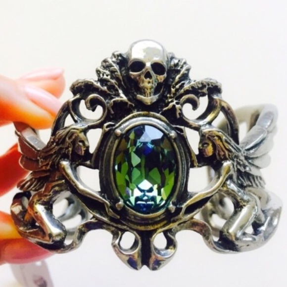 Alchemy Jewelry - SOLD❗️La Fée Verte - Absinthe Fairy Swarovski Cuff