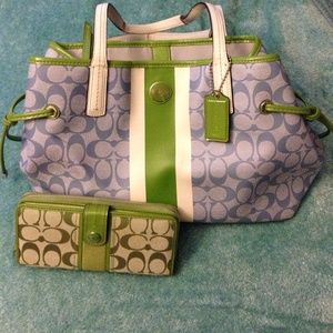 Coach Purse & Matching Wallet