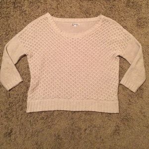 Tan Oversized American Eagle Sweater