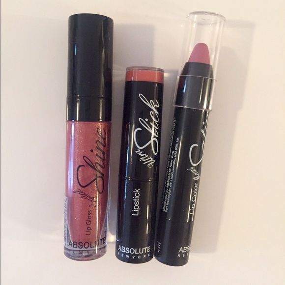 NEW‼️ Absolute New York Pink/Mauve Lip Bundle