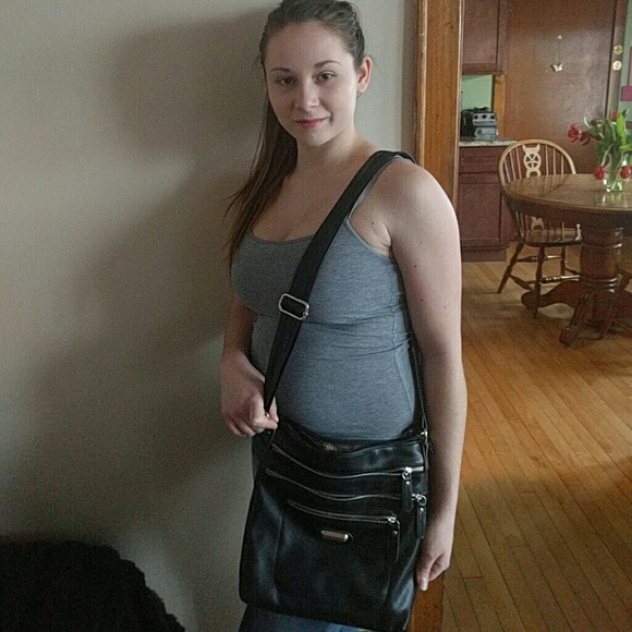 Black over the shoulder purse