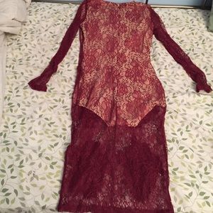 Sexy lace dress worn once