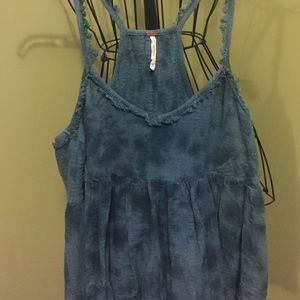 *SOLD*Free People distressed tank top