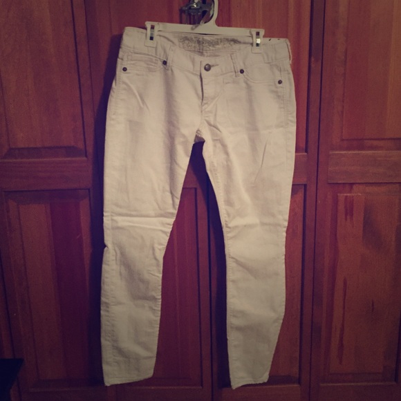 Express white skinny jeans