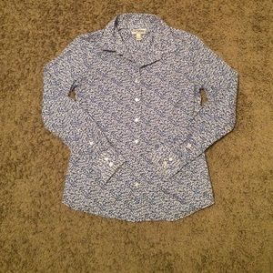 J. Crew Blue Summer/Spring Button Down
