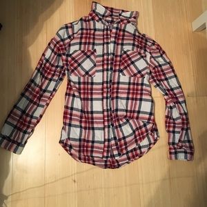 Red White and Blue Flannel