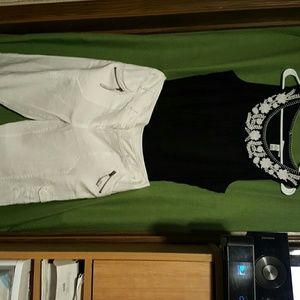 Linen Capri n blouse set