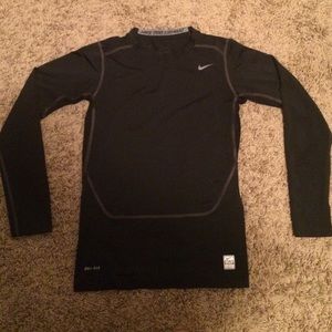 Black Nike ProCombat Dri-Fit Athletic Shirt