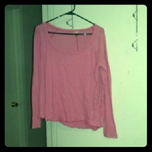 Long sleeve pink Mossimo shirt XL