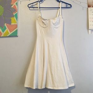 White American apparel bustier skater dress